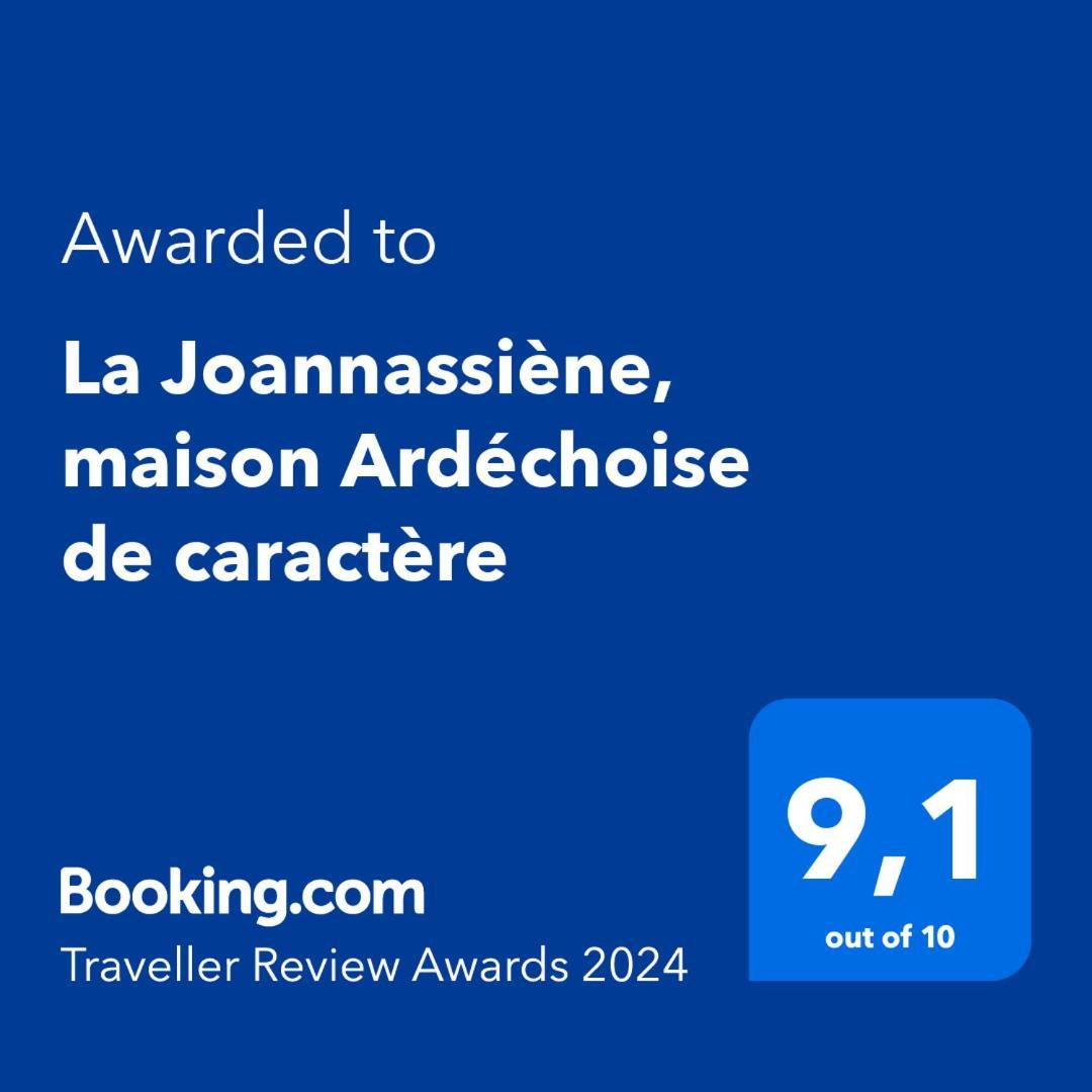 La Joannassiene, Maison Ardechoise De Caractere 外观 照片